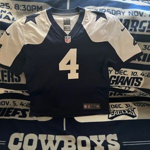 Nike Youth Dallas Cowboys Dak Prescott #4 Alternate Game Jersey